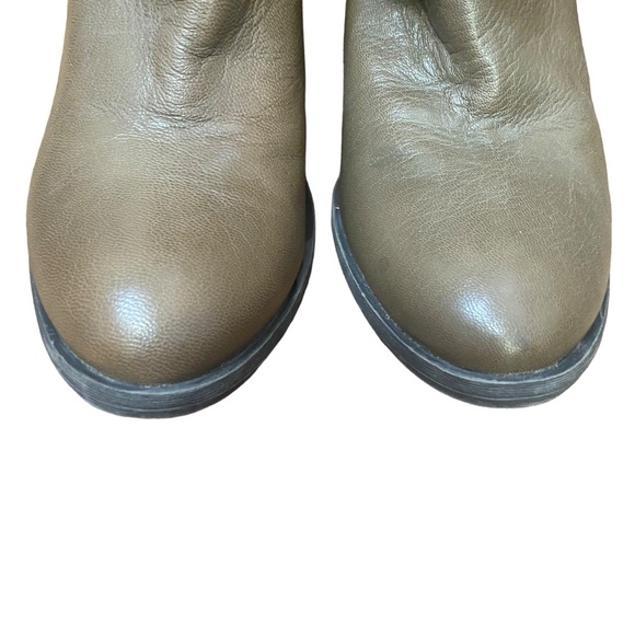 Lucky Brand Ethann Foldover Cuffed Ankle Booties Leather short boots size 7.5 - Picture 3 of 10